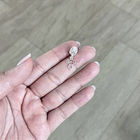 Berloque Menina - Prata 925