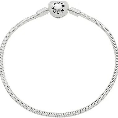 Pulseira  para Berloques Coração 19- Prata 925