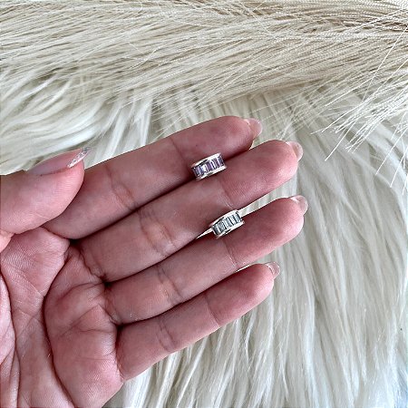 Berloque Separador Pedras - Prata 925