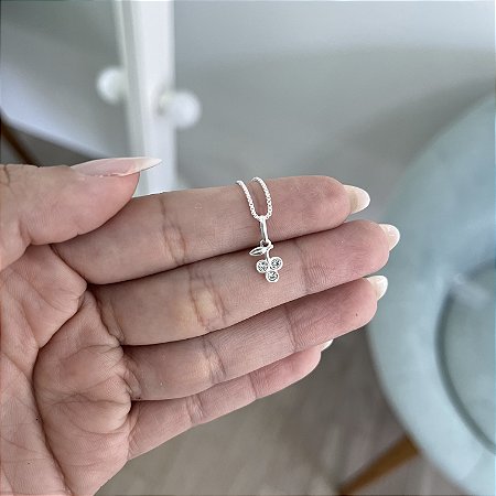 Colar Cacho de Uva - Prata 925
