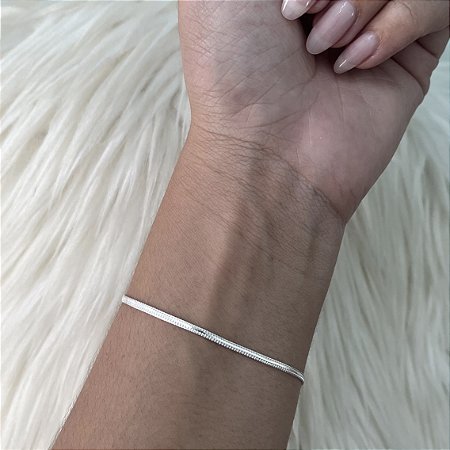 Pulseira Laminada - Prata 925