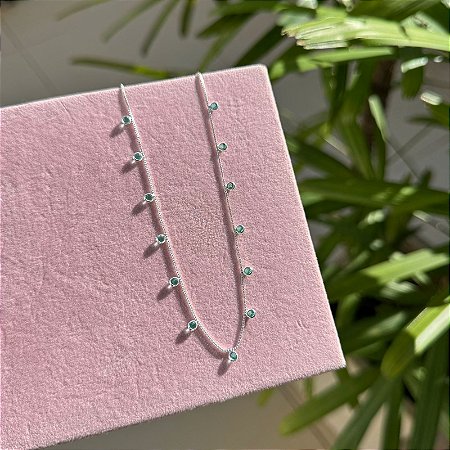 Choker Pontos de Luz - Prata 925