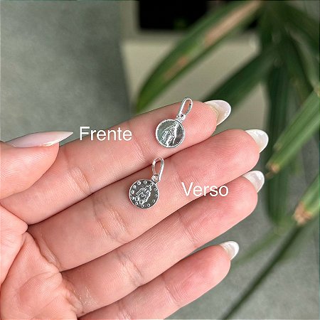 Medalha Nossa Senhora das Graças - Prata 925