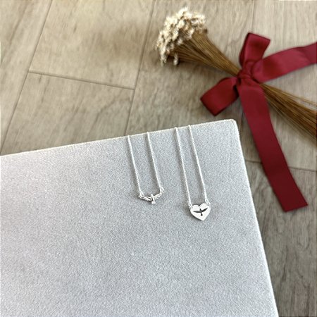 Escapulário Divino Espiríto Santo- Prata 925