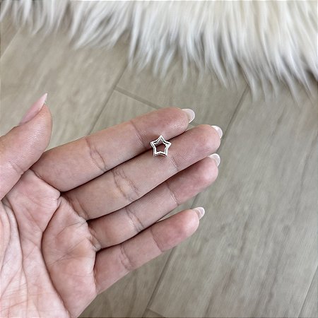 Berloque Separador Estrela - Prata 925