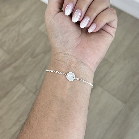 Pulseira com nome Deus - Prata 925