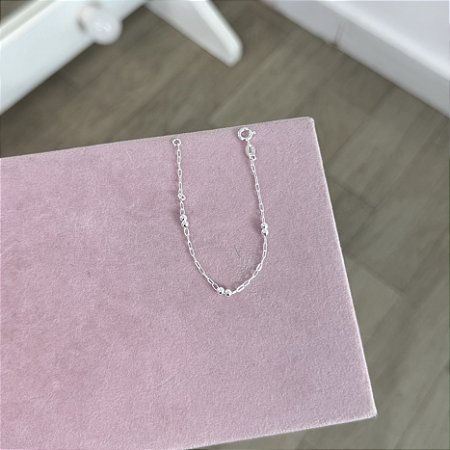 Pulseira Infantil Bolinhas - Prata 925
