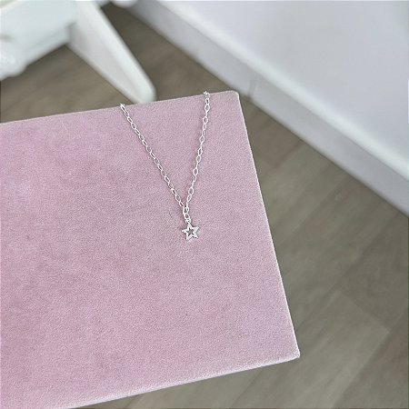 Pulseira com Estrela Vazada - Prata 925