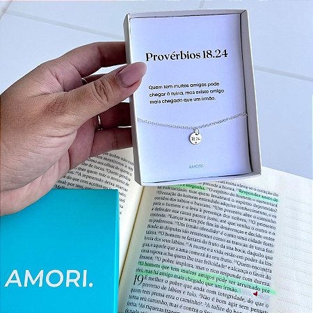 Pulseira Personalizada Versículo Bíblico - Prata 925