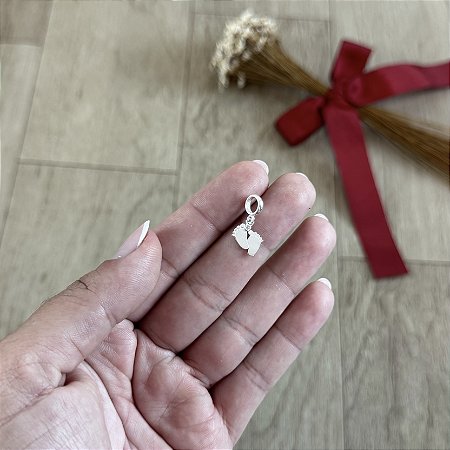 Berloque Pezinhos - Prata 925