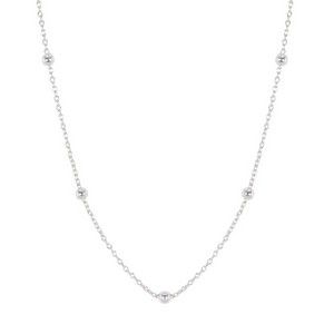 Colar Longo Bolinhas -  Prata 925