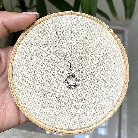 Colar Anjinha - Prata 925