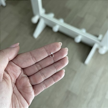 Piercing Nariz Mini Ponto de Luz- Prata 925