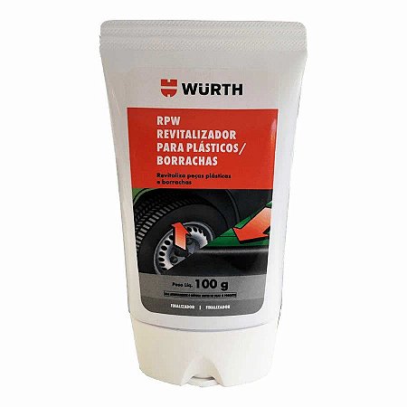 Silicone Gel RPW Wurth Brilho Revitalizado Plástico Borracha Pneu Parachoque Capota Carro Hidrata Protege