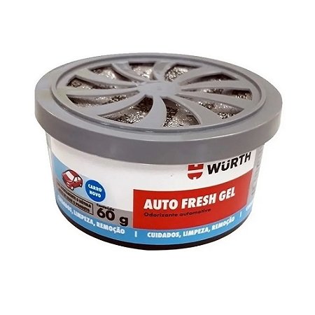 Aromatizante Carro Novo - Wurth 60g Cheirinho Odorizador Automotivo - Cinza 0893600022