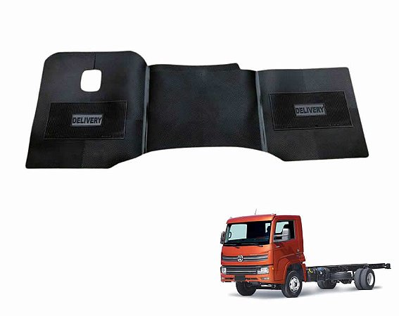 Tapete Borracha Interno da Cabine Caminhão VW Delivery Express 2018 em diante