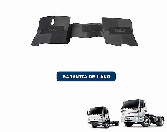 Tapete Borracha Interno da Cabine Caminhão Ford Cargo 712 814 815 1317 1415 4532 4030 2425