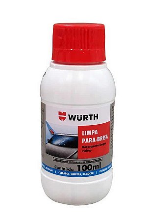 Limpa Para Brisa Wurth 100ml Limpador Carro Detergente Automotivo