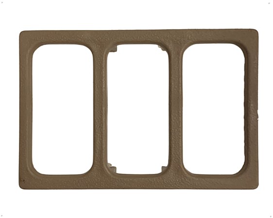 Tampa Cega Tapa Furo Painel - Marrom - MB Bicudo 1418 710 912 914 912 814