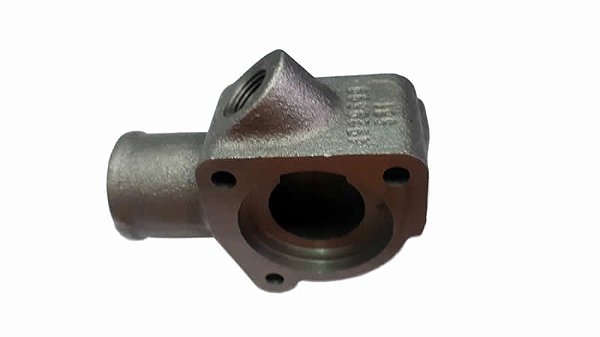 Carcaça Válvula Termostática Cummins Série B 3914414 - Caminhão VW Ford Cargo 712 814 17210 16170 1215 1317