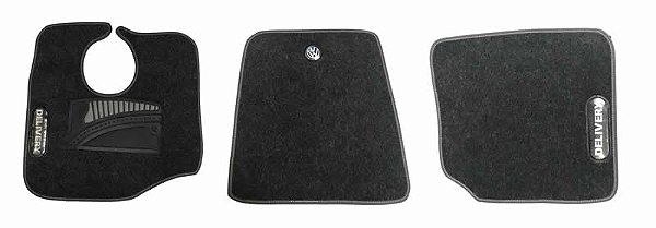 Carperte Tapete Veludo c/ Vies Interno da Cabine Caminhão VW Delivery Express