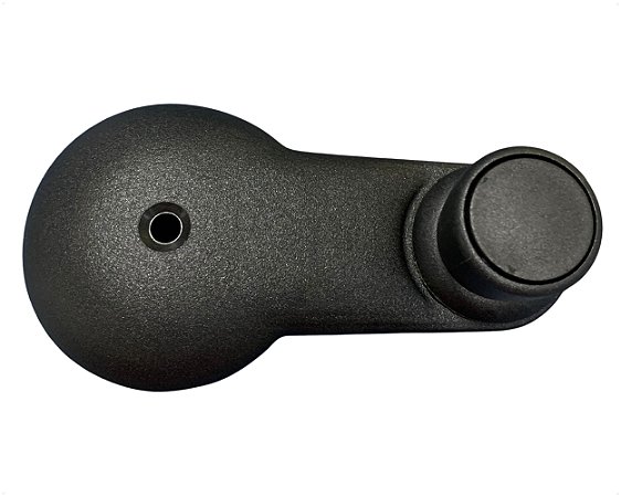 Manivela Regulagem Vidro Manual Porta Plástico Preto para Caminhão Mb de 1982 até 1994