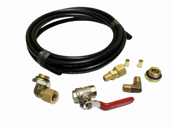Kit Mangueira Transferencia de Oleo Diesel Combustivel Tanque Caminhão VW e Ford Cargo