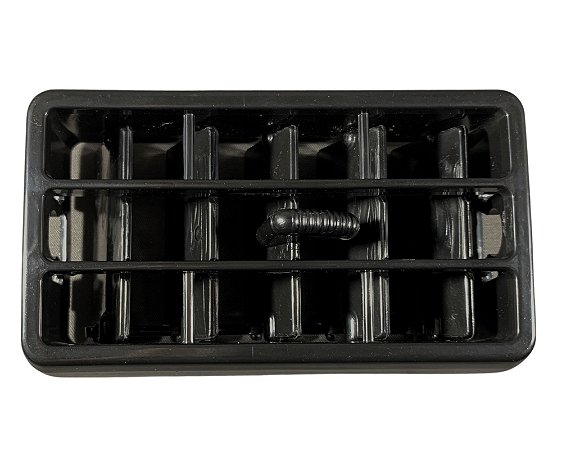 01 Difusor Ar Lateral Central Painel Preto F250 F350 F4000