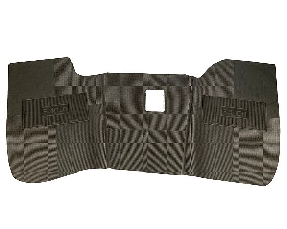 Tapete Dianteiro Emborrachado Com Corte Alavanca do Cambio Ford F4000 Pitbull