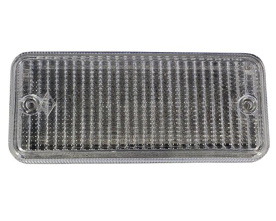 Lente Cristal Branca Lanterna Dianteira Frontal Plástica Vw 680 8140 23210 16170 18310