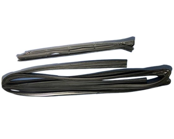 6 Pçs Canaleta Com Pestana Porta Dianteira Veraneio Bonzana