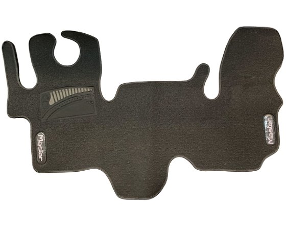 Tapete Borracha Cinza Escuro C/ Vies Para Renault Master 2012