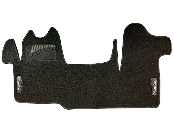 Tapete Borracha Cinza Escuro C/ Vies Para Renault Master 18