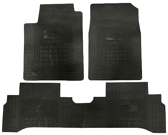 Jg 3 Pcs Tapete Borracha Pt Para Hyundai Ioniq 2023 / 2024