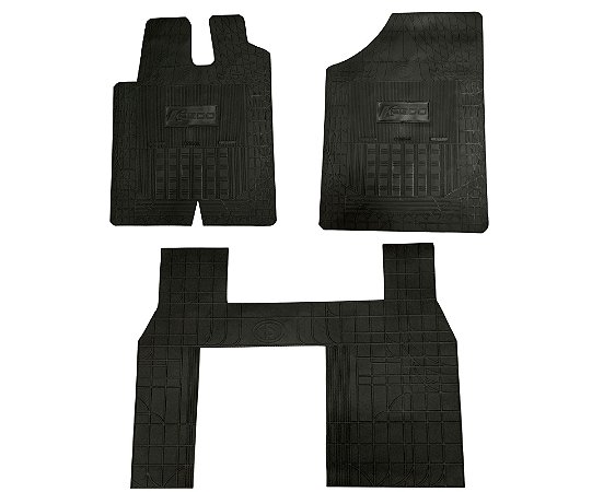 Tapete Borracha Dianteiro Preto Para Kia Bongo K2500 09/12