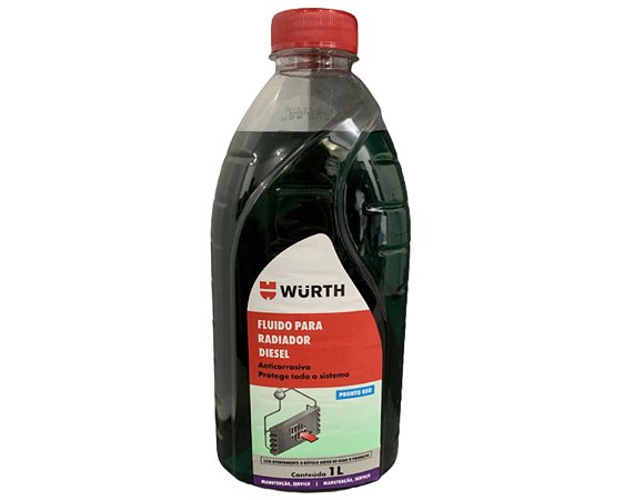 Aditivo Radiador Verde Motor Diesel Anti Corrosao Wurth 1L