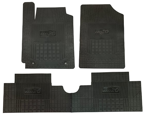 Jogo 3 Peças Tapete Emborrachado Hyundai Hb20 2013 A 2022