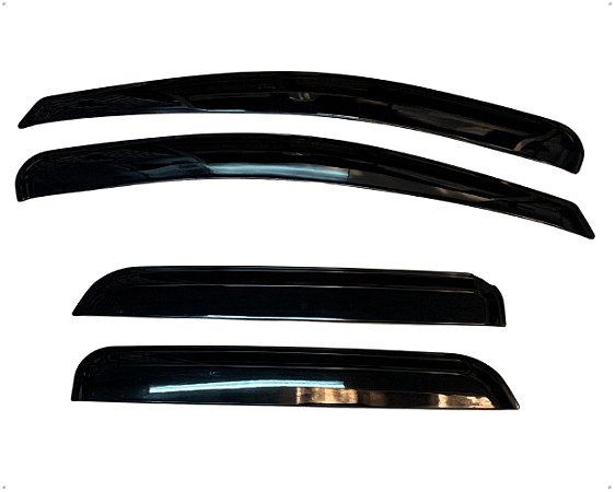 Calha De Chuva Acrílico Para Ford Ecosport 2003 A 2012 - 04 Portas