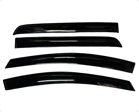 Calha De Chuva Acrílico Para Carro VW Fox / Space Fox / Cross Fox de 2006 até 2022 04 Portas