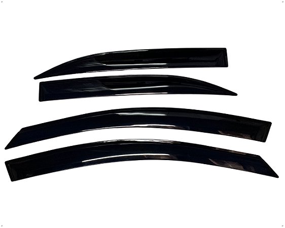 Calha De Chuva Acrílico Para Carros Gm Onix 2012 até 2019 / Novo Prisma 2013 até 2020 04  Portas