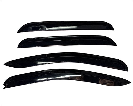 Calha De Chuva Acrílico Para Carros Fiat Uno de 2010 Até 2021 - 04 Porta