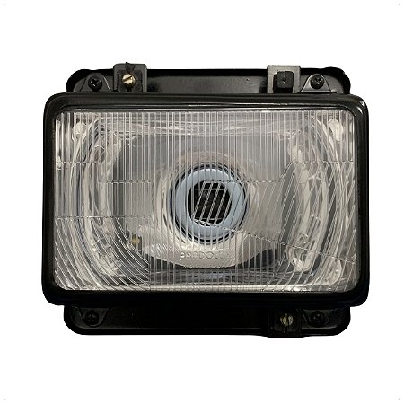 Farol Frontal Principal Ld Passageiro Caminhão Mb 1113 1317 1318 1518 Cara Preta