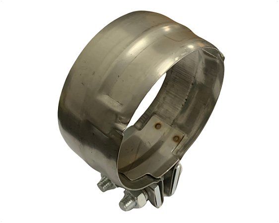 Abraçadeira Flexível Escapamento Inox Aço 4'' 105x51mm para Volvo VM NL EDC 4 VW 19370 25370 MB 1938