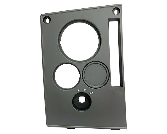 Moldura Acabamento Painel Instrumento Lateral Cinza Relógio Marcador Le para Ford Cargo