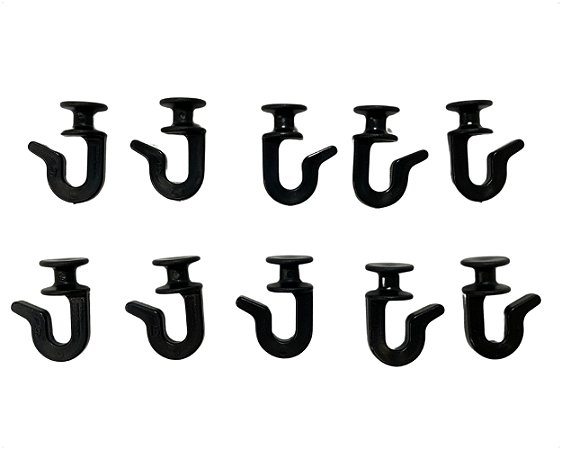 Grampo Rodízio Com Gancho Deslizante Do Trilho Da Cortina Da Cabine para Caminhão Ford Cargo