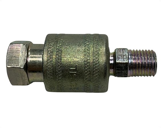 Engate Rápido Para Ar Comprimido 1/4 Npt Com Pino Macho - Conector Pneumático