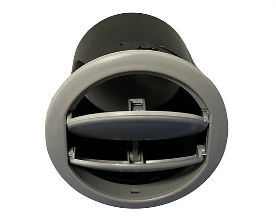 Moldura Difusor Painel Saída Ar Frontal Central Cinza Para Veículos Fiat Novo Uno / Nova Fiorino