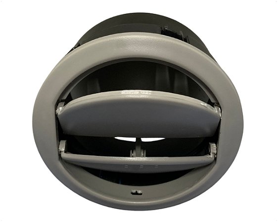 Moldura Difusor Painel Saída Ar Lateral Cinza Para Veículos Fiat Novo Uno / Nova Fiorino