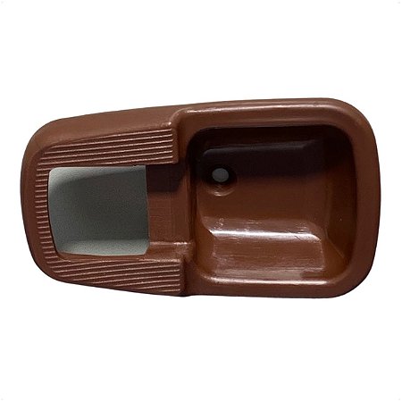 Moldura Acabamento Maçaneta Puxador Interna Porta Marrom Para VW Brasilia Fusca Variant