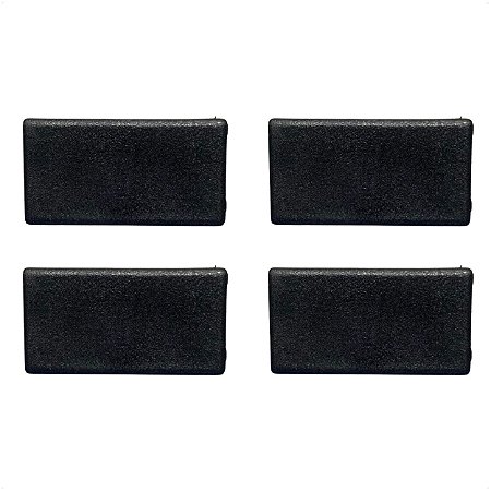 04 Tampa Cega Tapa Furo Botão Falso Painel Preto Para Caminhão Ford Cargo / Sapão